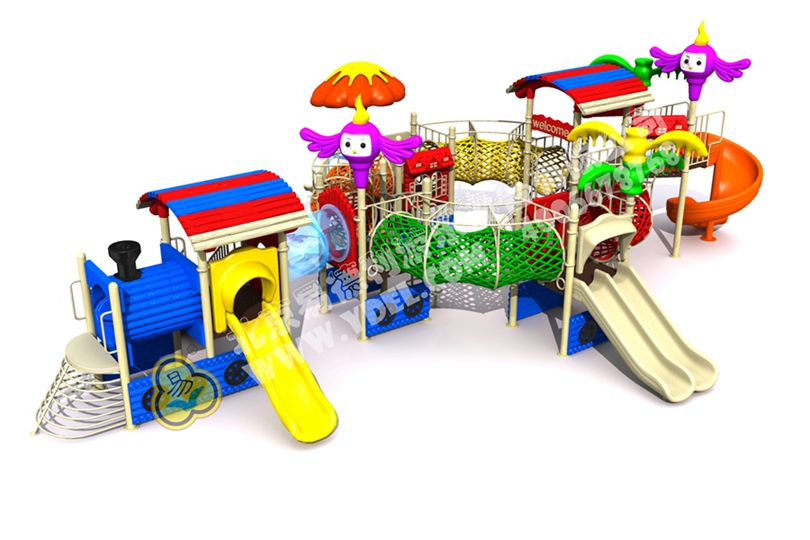 幼兒園火車(chē)頭滑梯游樂(lè)設(shè)備八