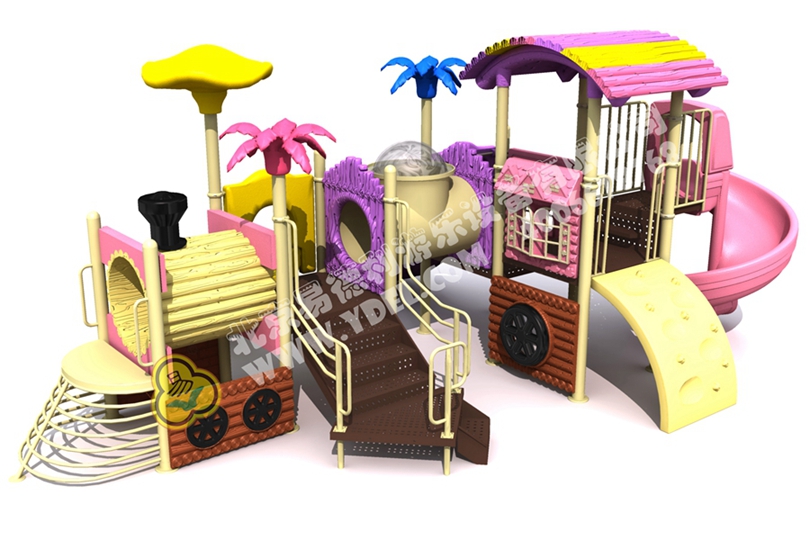 幼兒園火車(chē)頭滑梯游樂(lè)設(shè)備七