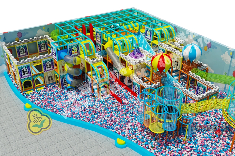 四川城堡主題淘氣堡游樂設備