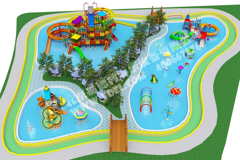戶外兒童水上滑梯設備