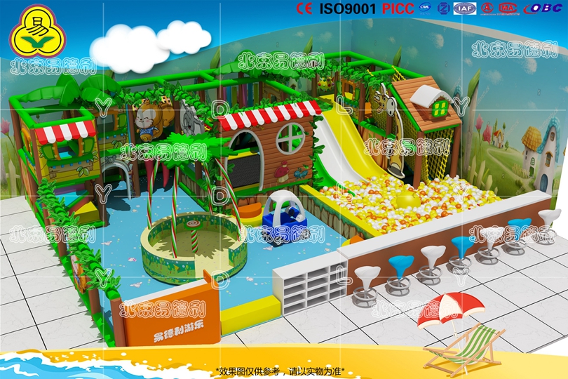 室內小型叢林淘氣堡設備