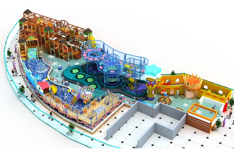 不規則地形淘氣堡設備