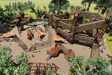 云南戶外游樂項目非標定制設備