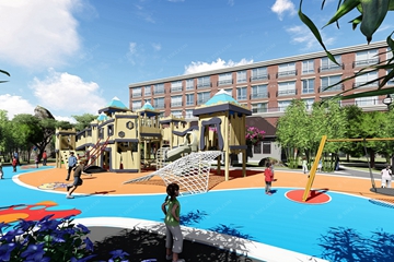 小制區戶外游樂設備滑梯定制